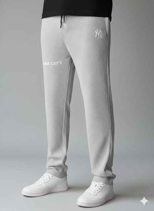 Men's Imported NY Silver Jacquard Trousers - button & threads