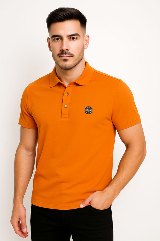 Button & Threads Men's Mustard Executive Collar Shirt - button & threads