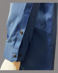 Men’s Embrioded Shalwar Qameez- Mid Sky - button & threads