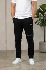 Button & Threads Men's Jordon Black Jacquard Trousers - button & threads
