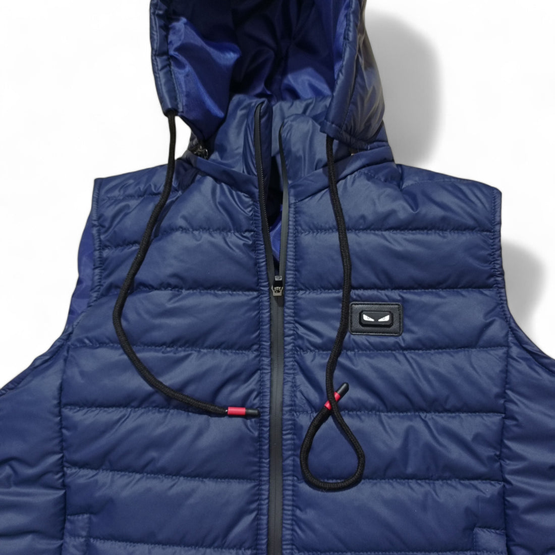 Button & Threads™ Unisex Sleeves Less Matt Navy Blue Puffer Jacket - button & threads