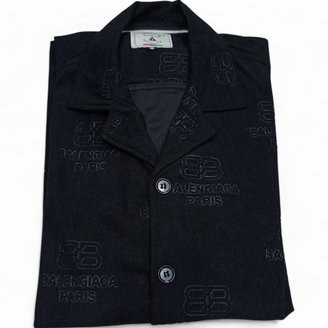 Men China Cotrai Safari Suit- Black -Paris - button & threads