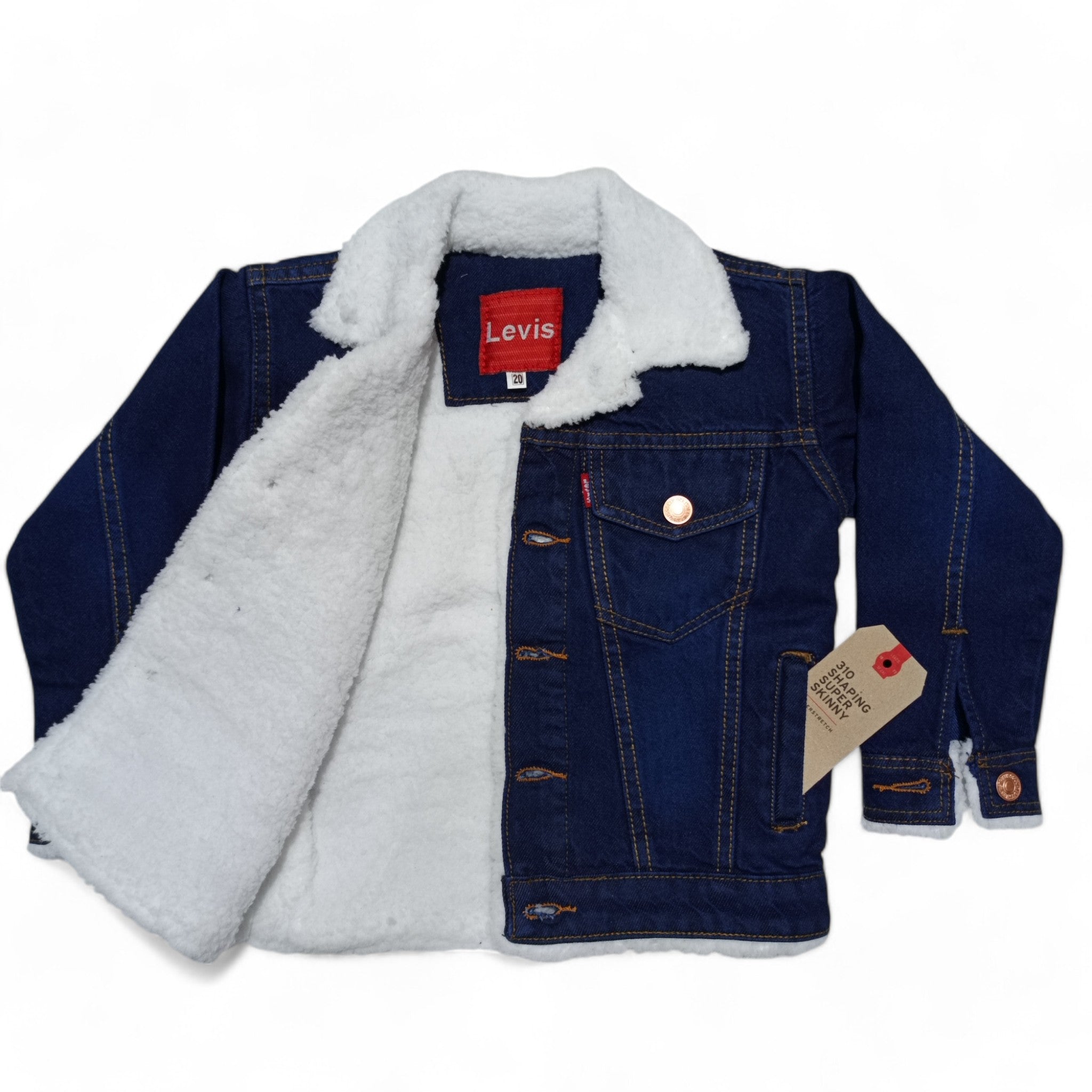 Button & Threads™ Boys/Girls Denim Jacket-Navy Blue - button & threads