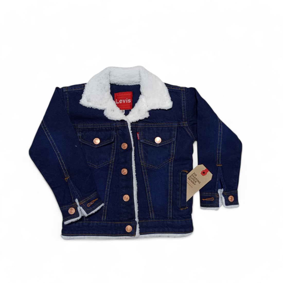 Button & Threads™ Boys/Girls Denim Jacket-Navy Blue - button & threads