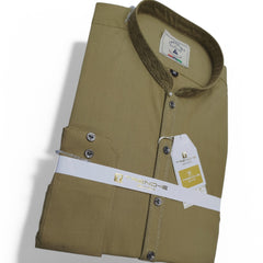 Men’s Embrioded Shalwar Qameez-Skin Shamray -BC1012 - button & threads
