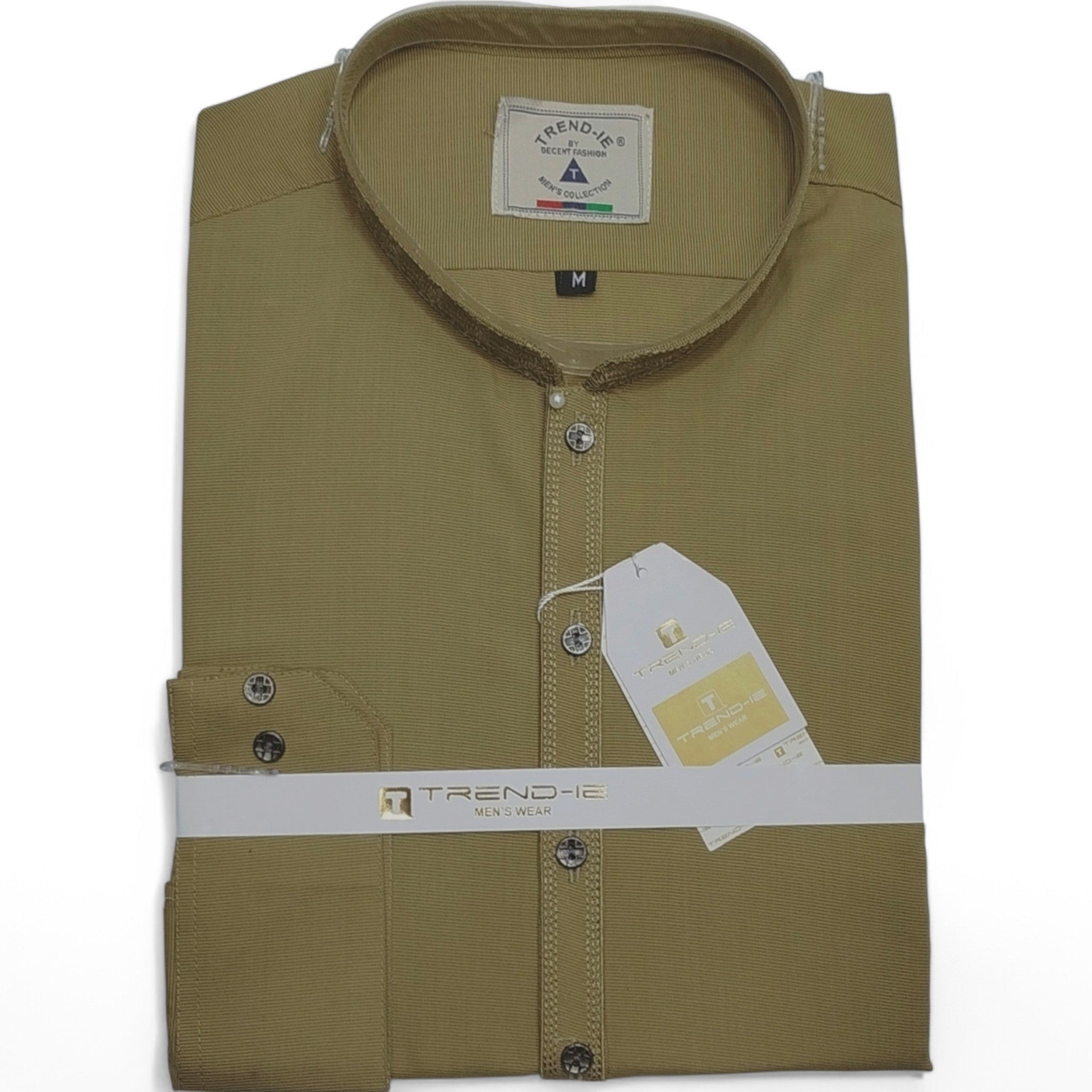 Men’s Embrioded Shalwar Qameez-Skin Shamray -BC1012 - button & threads