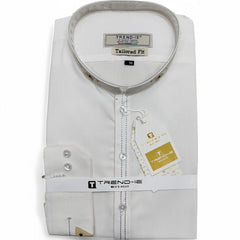 Men’s Embrioded Shalwar Qameez- Off-White BC1020 - button & threads