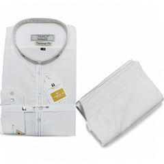 Men’s Embrioded Shalwar Qameez- Off-White BC1020 - button & threads