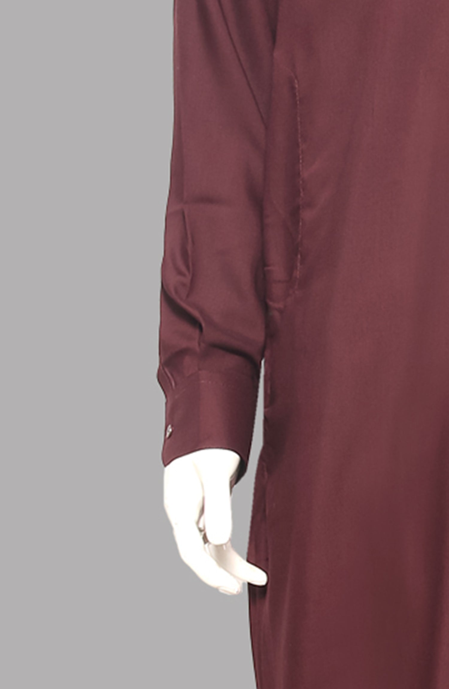 Men’s Embroided Shalwar Qameez- Mahroon - button & threads