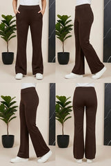 Woman Jagging-Chocolate-Brown - button & threads