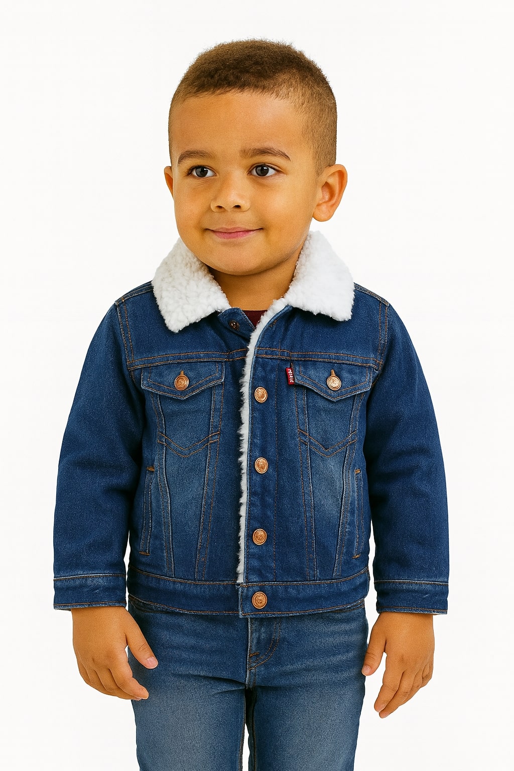 Button & Threads™ Boys/Girls  Denim Jacket-Light Blue - button & threads