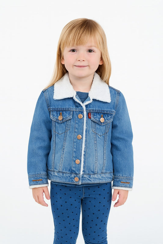 Button & Threads™ Boys/Girls  Denim Jacket-Ice Blue - button & threads