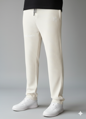 Men's Imported NY Cream Jacquard Trousers - button & threads