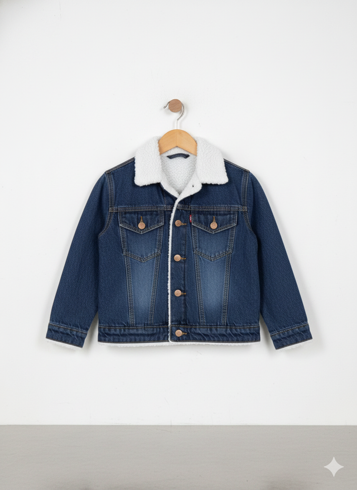 Button & Threads™ Boys/Girls  Denim Jacket-Light Blue - button & threads