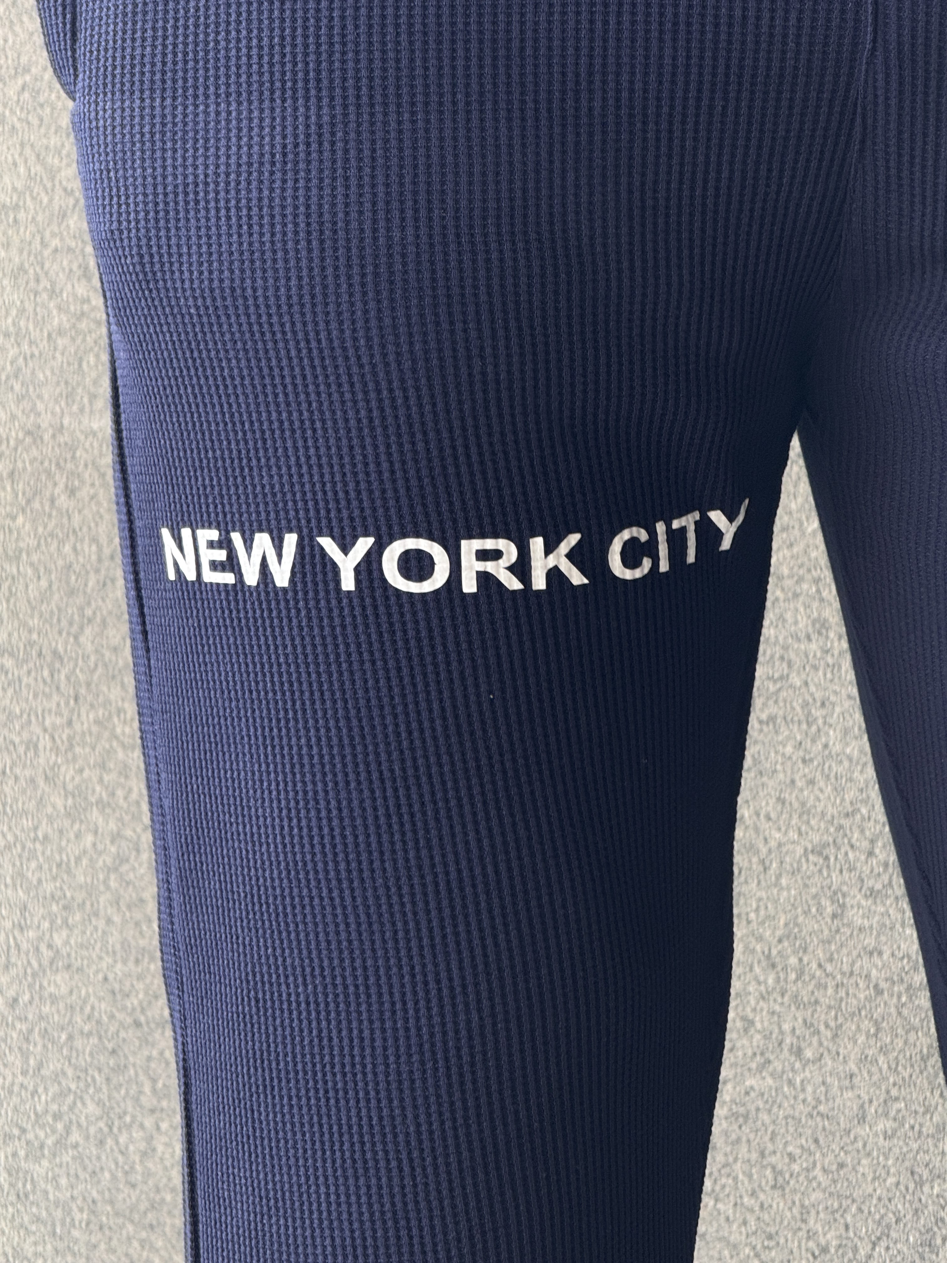 Men's Imported NY Navy Blue  Jacquard Trousers - button & threads