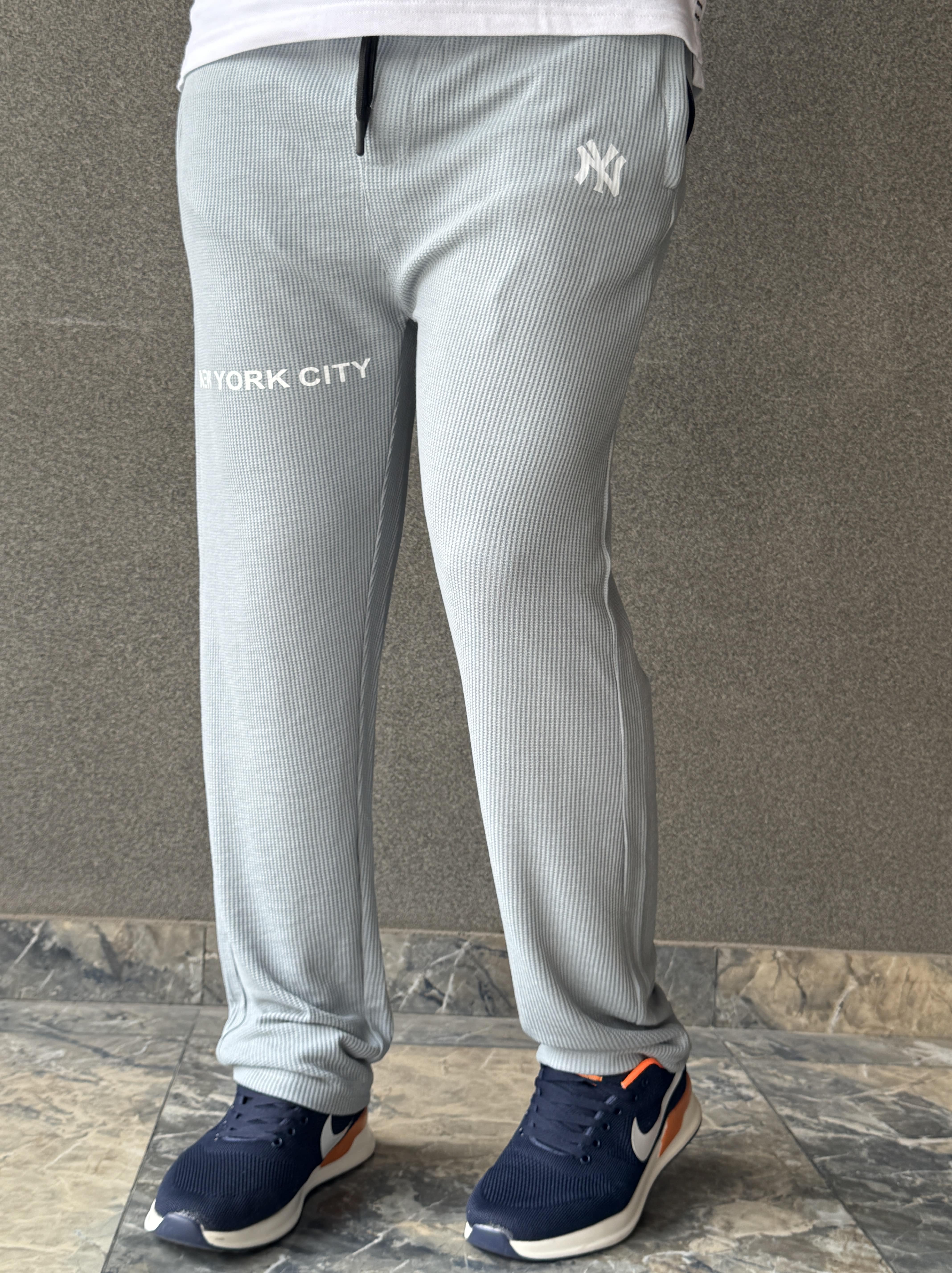 Men's Imported NY Silver Jacquard Trousers - button & threads