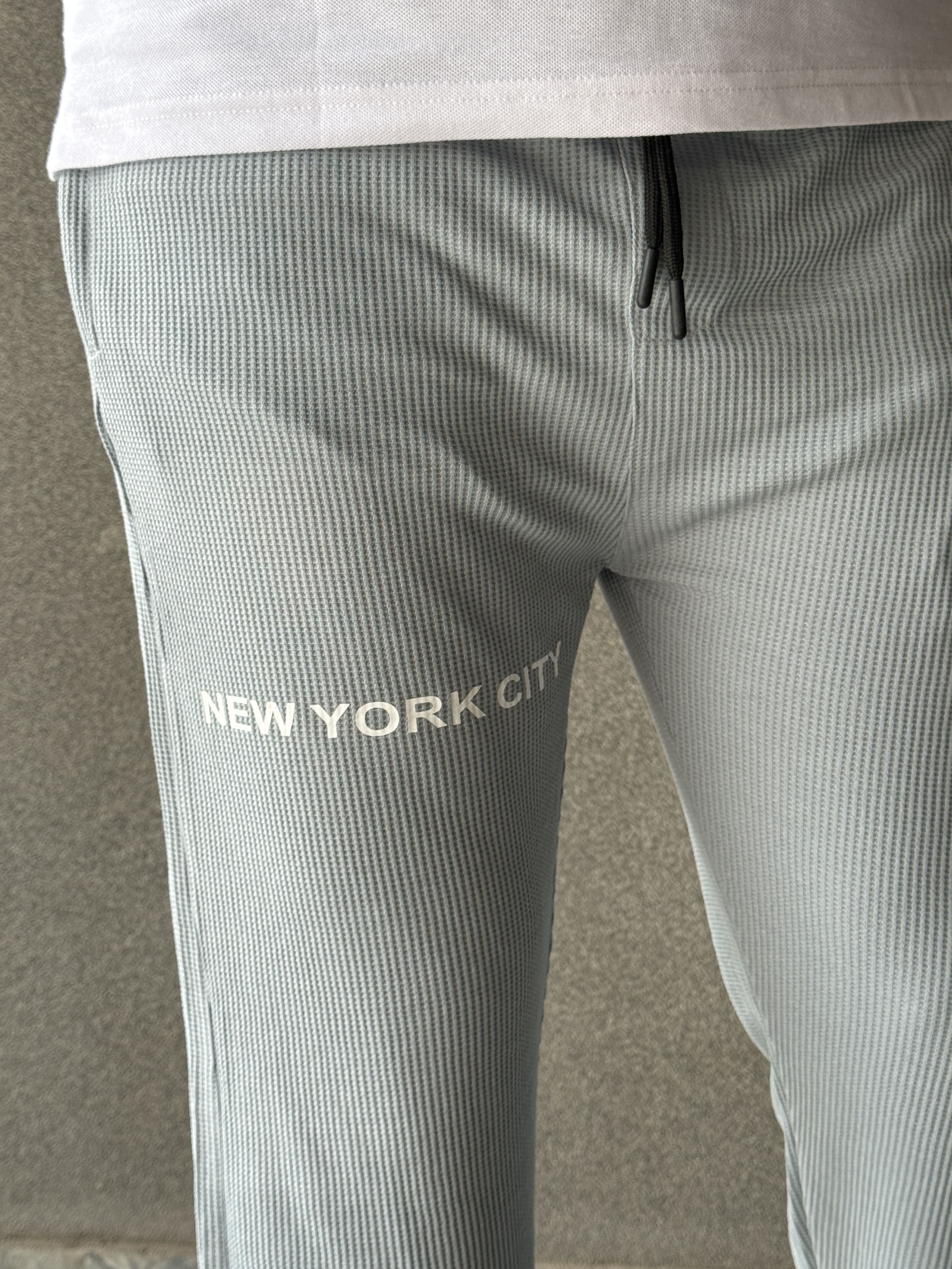 Men's Imported NY Silver Jacquard Trousers - button & threads