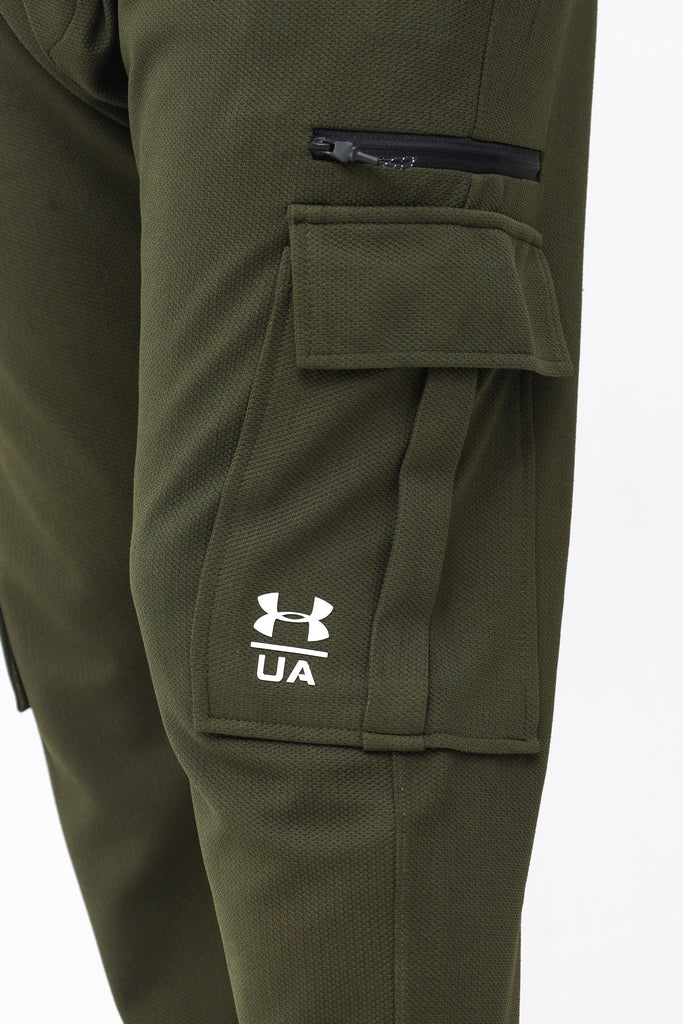Men's Imported UA Cargo Commando Green Trousers - button & threads
