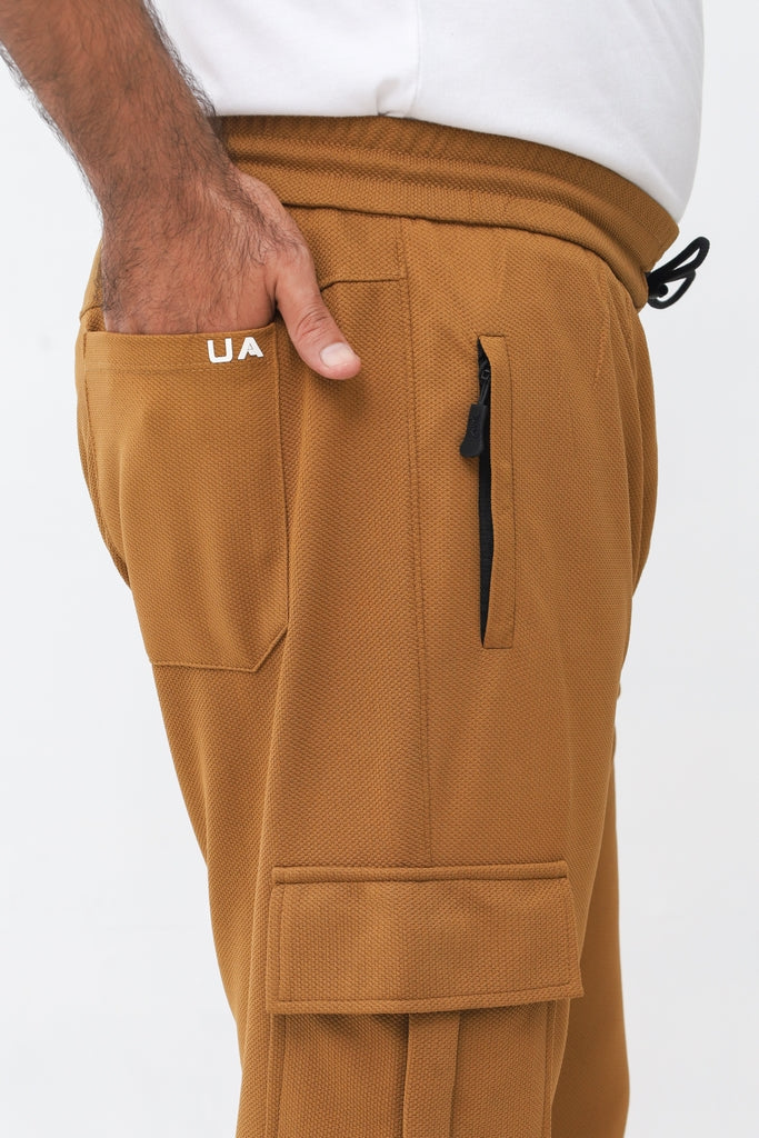 Men's Imported UA Cargo Mustard Trousers - button & threads