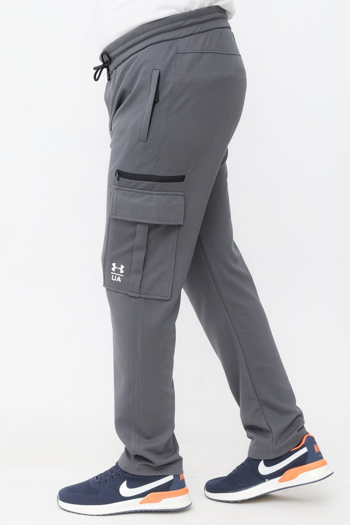 Men's Imported UA Cargo Grey Trousers - button & threads