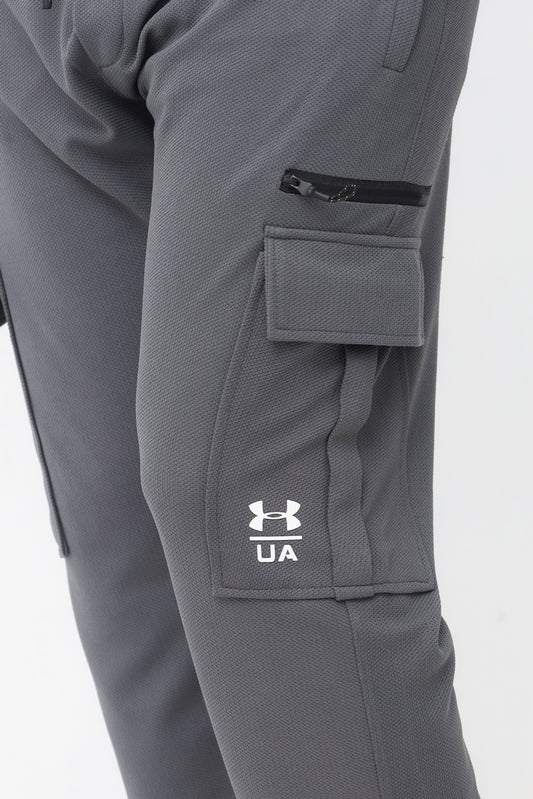 Men's Imported UA Cargo Grey Trousers - button & threads