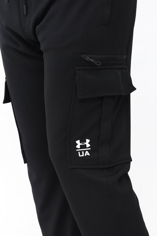 Men's Imported UA Cargo Black Trousers - button & threads