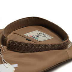 Men’s Embrioded Shalwar Qameez- Mid Brown-BC1028 - button & threads
