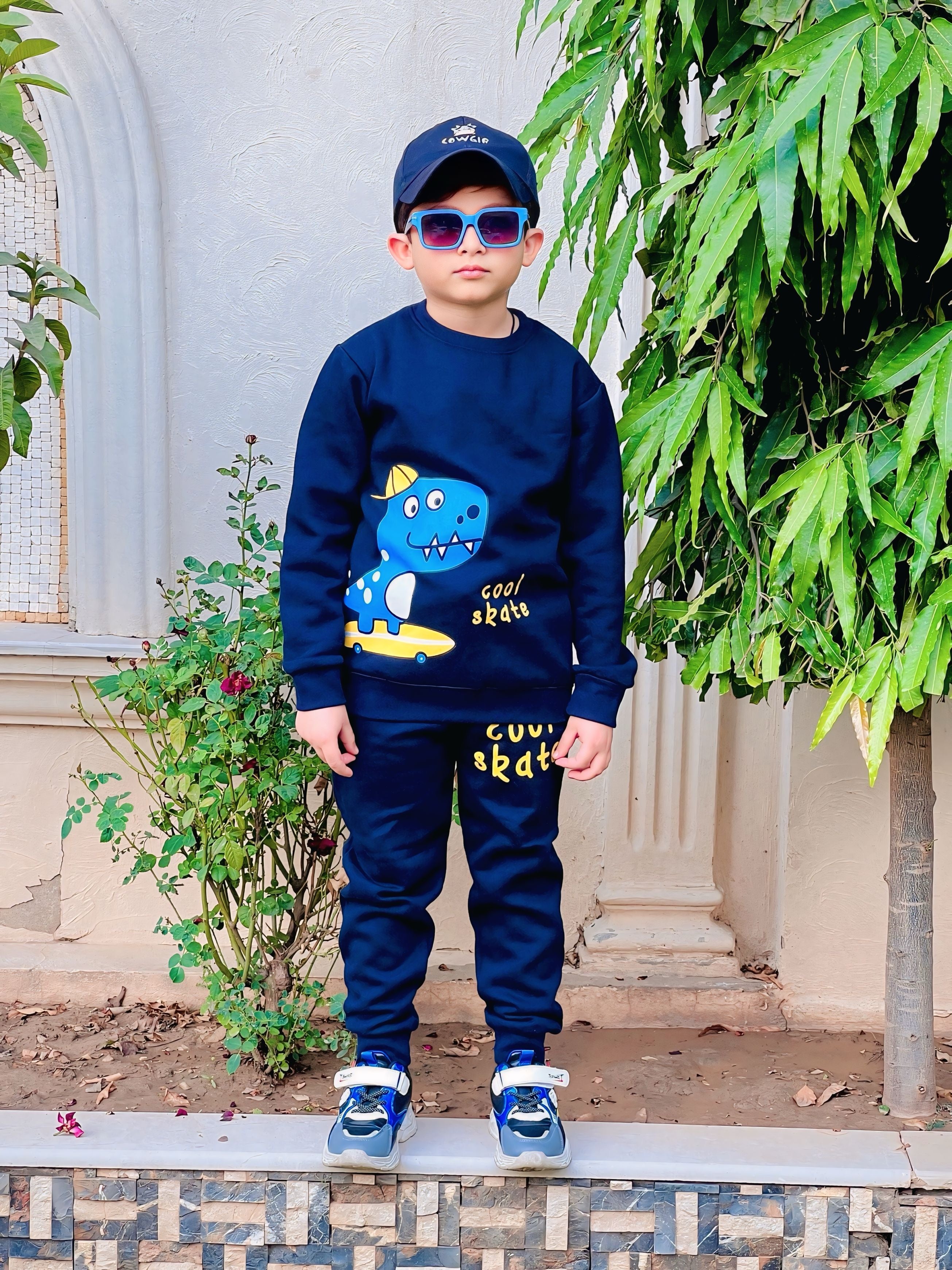 Button & Threads™ Boy/Girls Skates Blue Track Suit - button & threads