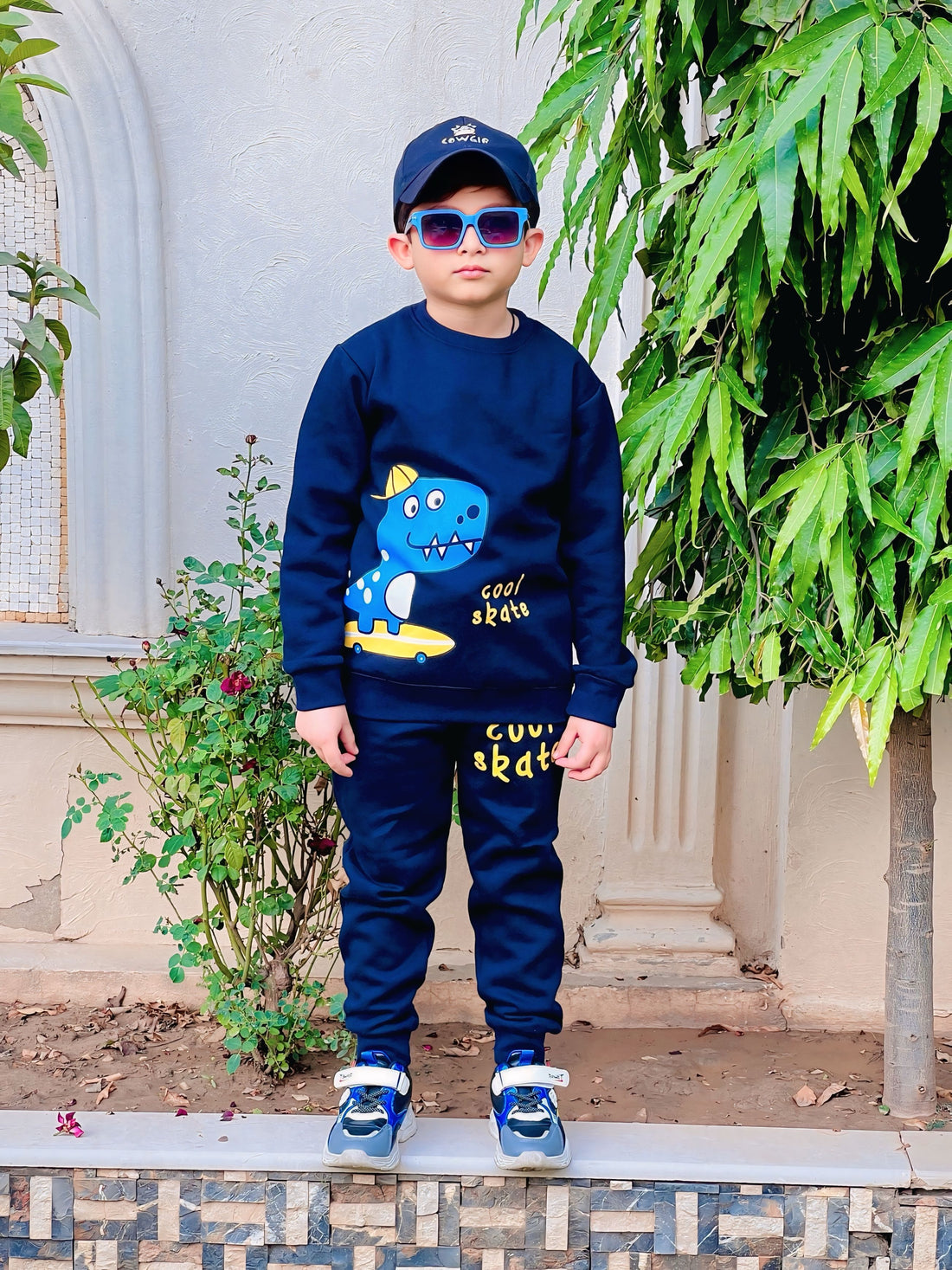 Button & Threads™ Boy/Girls Skates Blue Track Suit - button & threads
