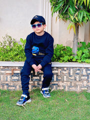 Button & Threads™ Boy/Girls Skates Blue Track Suit