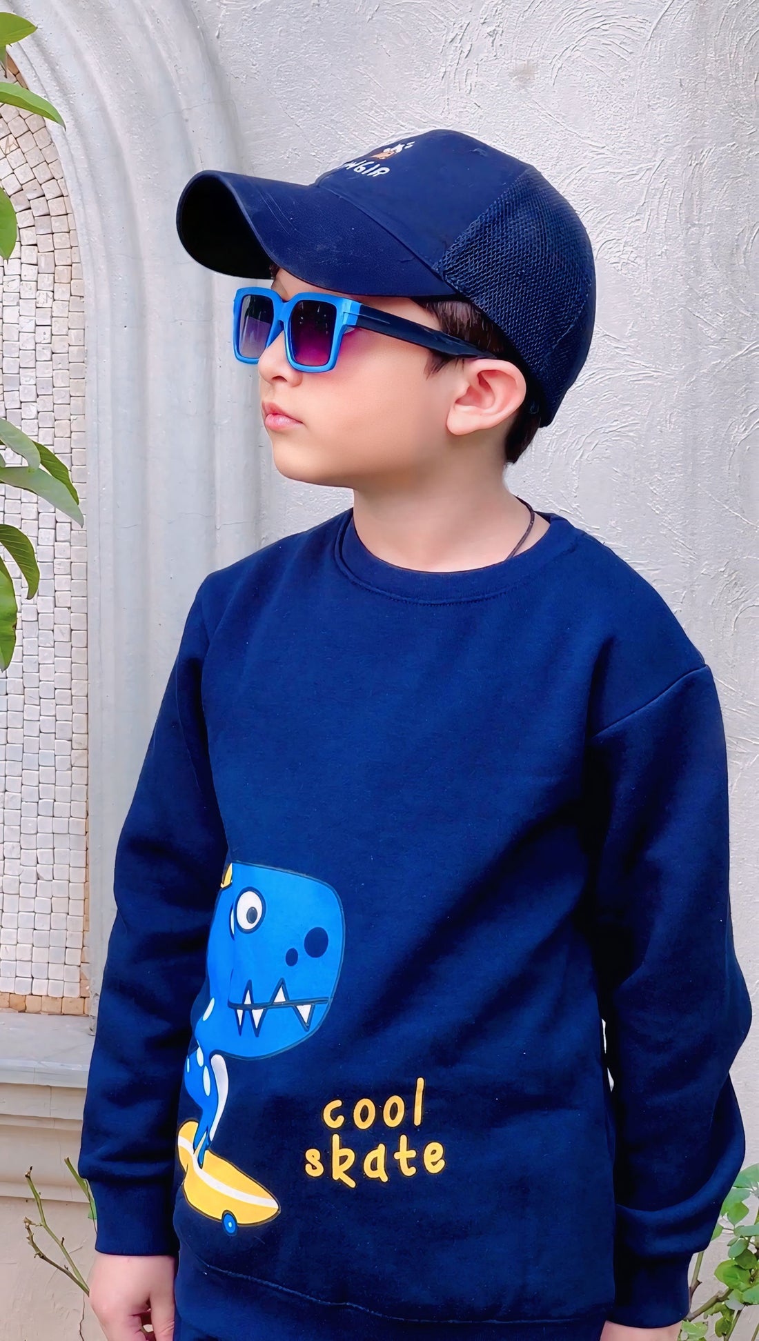 Button & Threads™ Boy/Girls Skates Blue Track Suit - button & threads