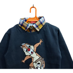 Button & Threads™ Boy Sweet Printed Collar Shirt Dark Grey - button & threads