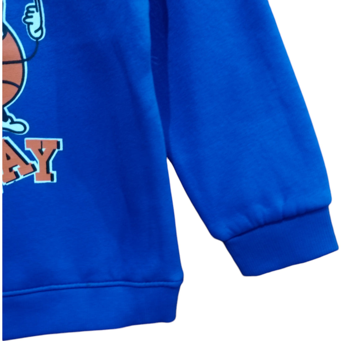 Button & Threads™ Boy Sweet Printed Collar Shirt Royal Blue - button & threads