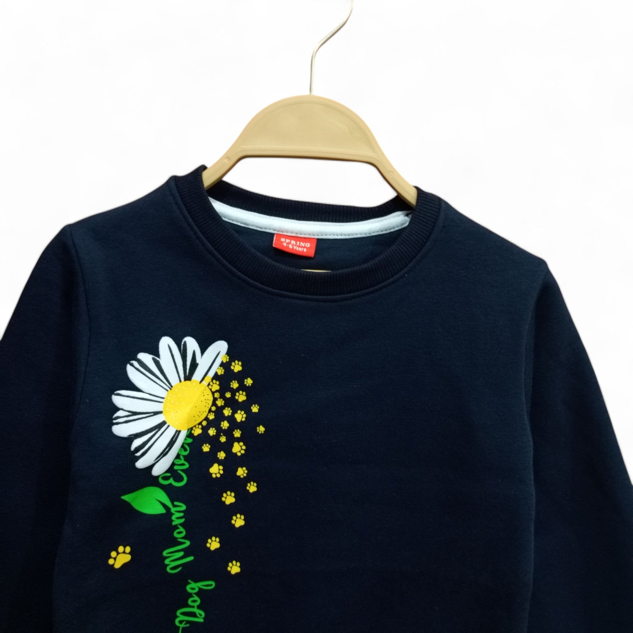 Button & Threads™ Girls Flower Print Navy Track Suit - button & threads