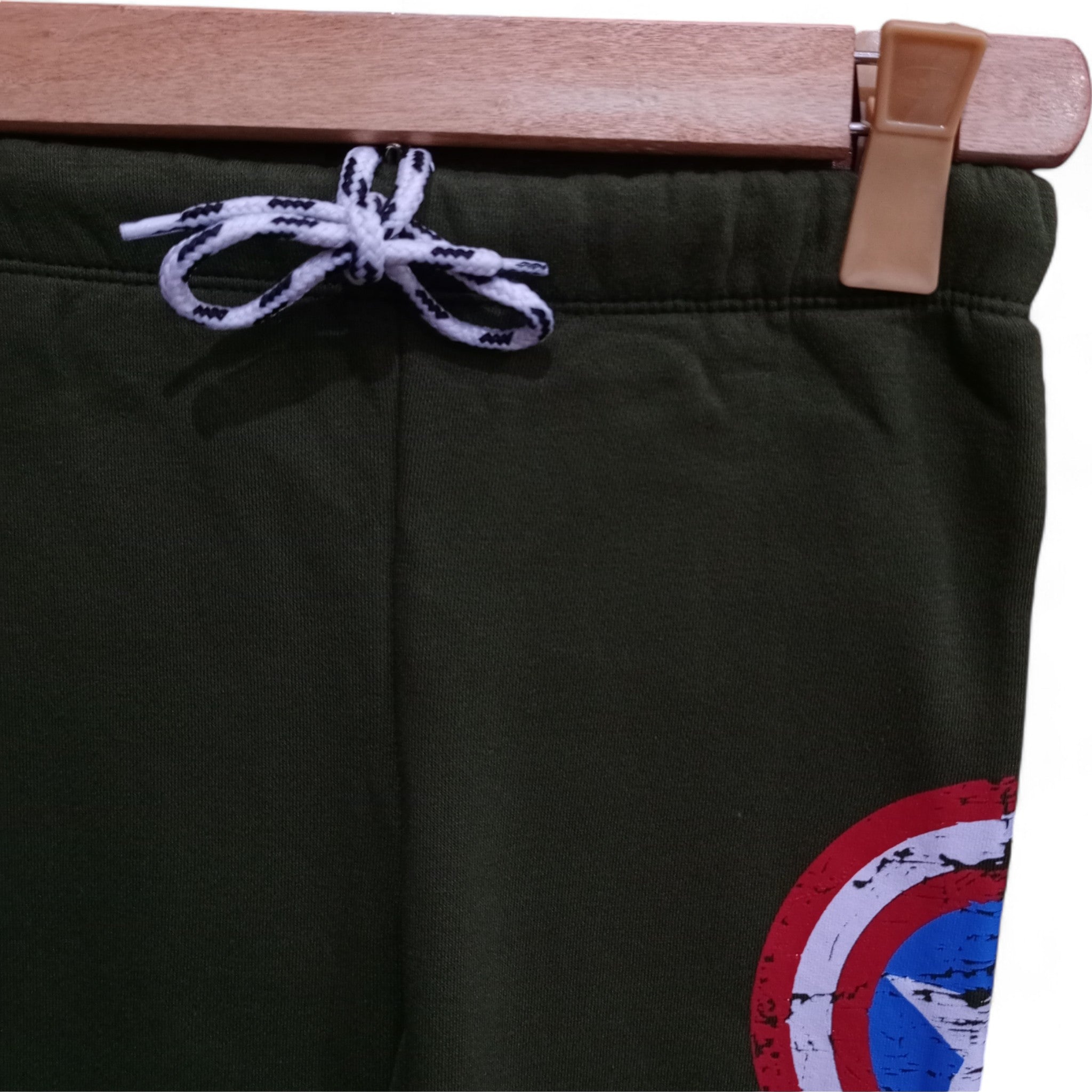 Button & Threads™ Boy/Girls Captain America Olive Green Track Suit - button & threads