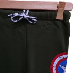 Button & Threads™ Boy/Girls Captain America Olive Green Track Suit - button & threads