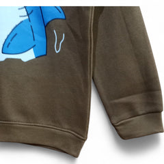 Button & Threads™ Boy/Girls Shark Brown Sweet Shirt - button & threads