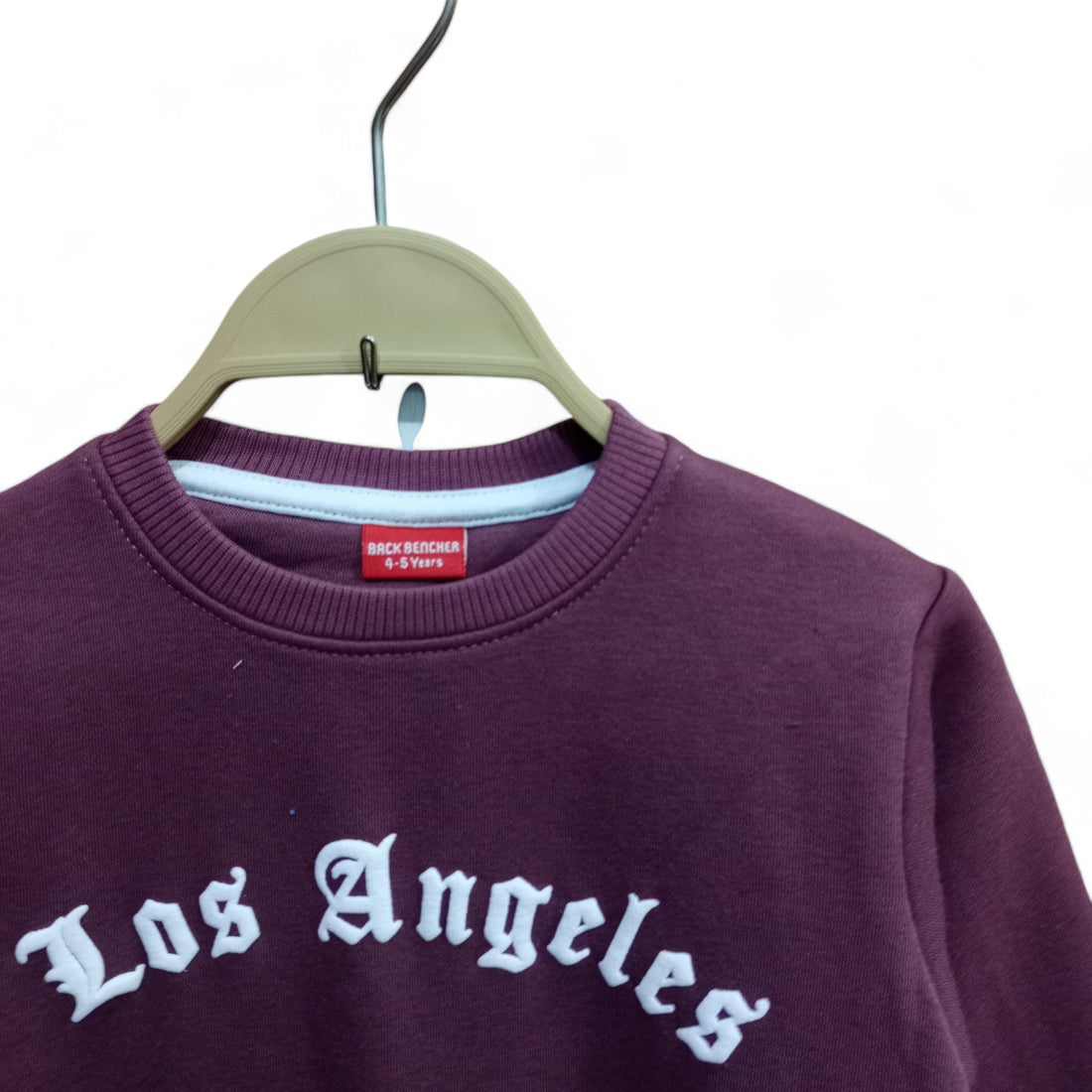 Button & Threads™ Boy/Girls Los Angles Plum  Sweet Shirt - button & threads