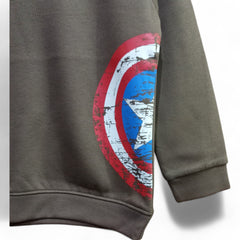 Button & Threads™ Boy/Girls Caption America Sweet Shirt - button & threads