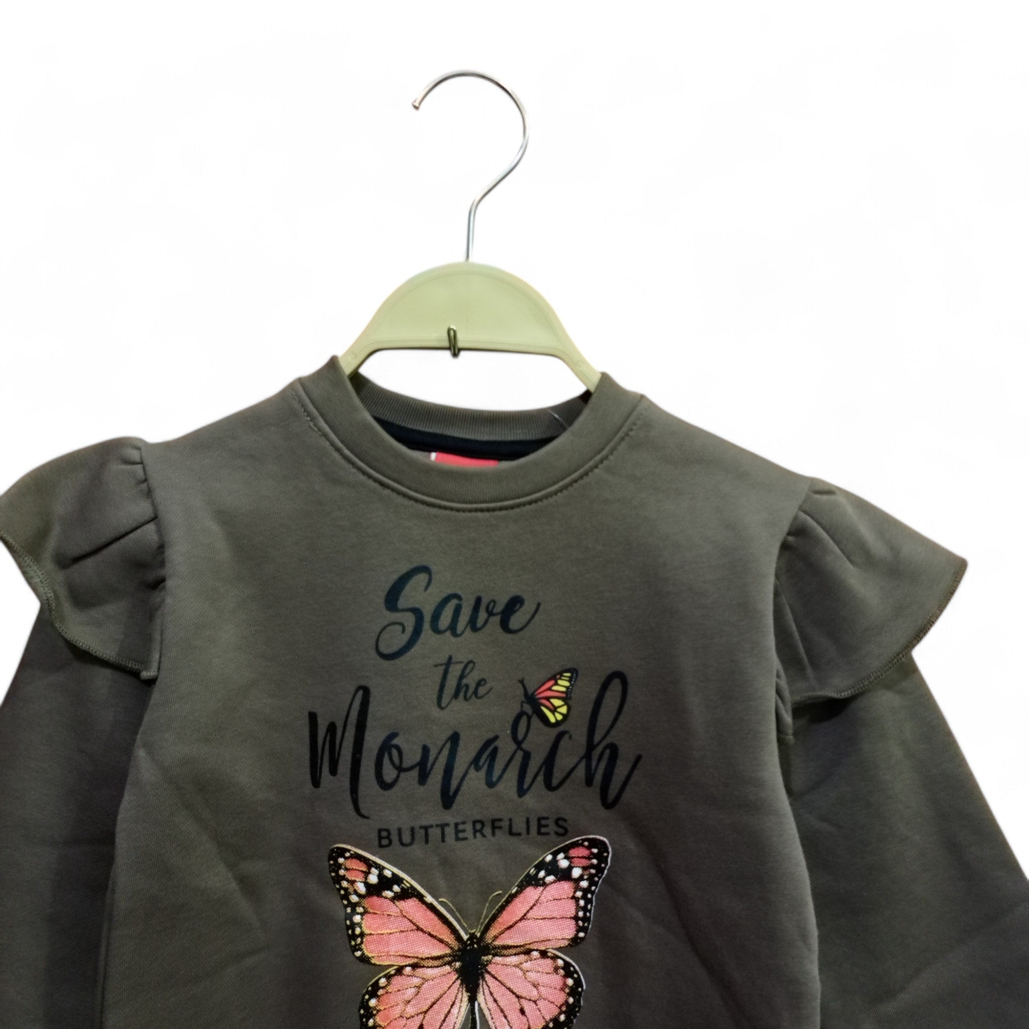 Button & Threads™ Girls Butter Fly Brown Track Suit - button & threads