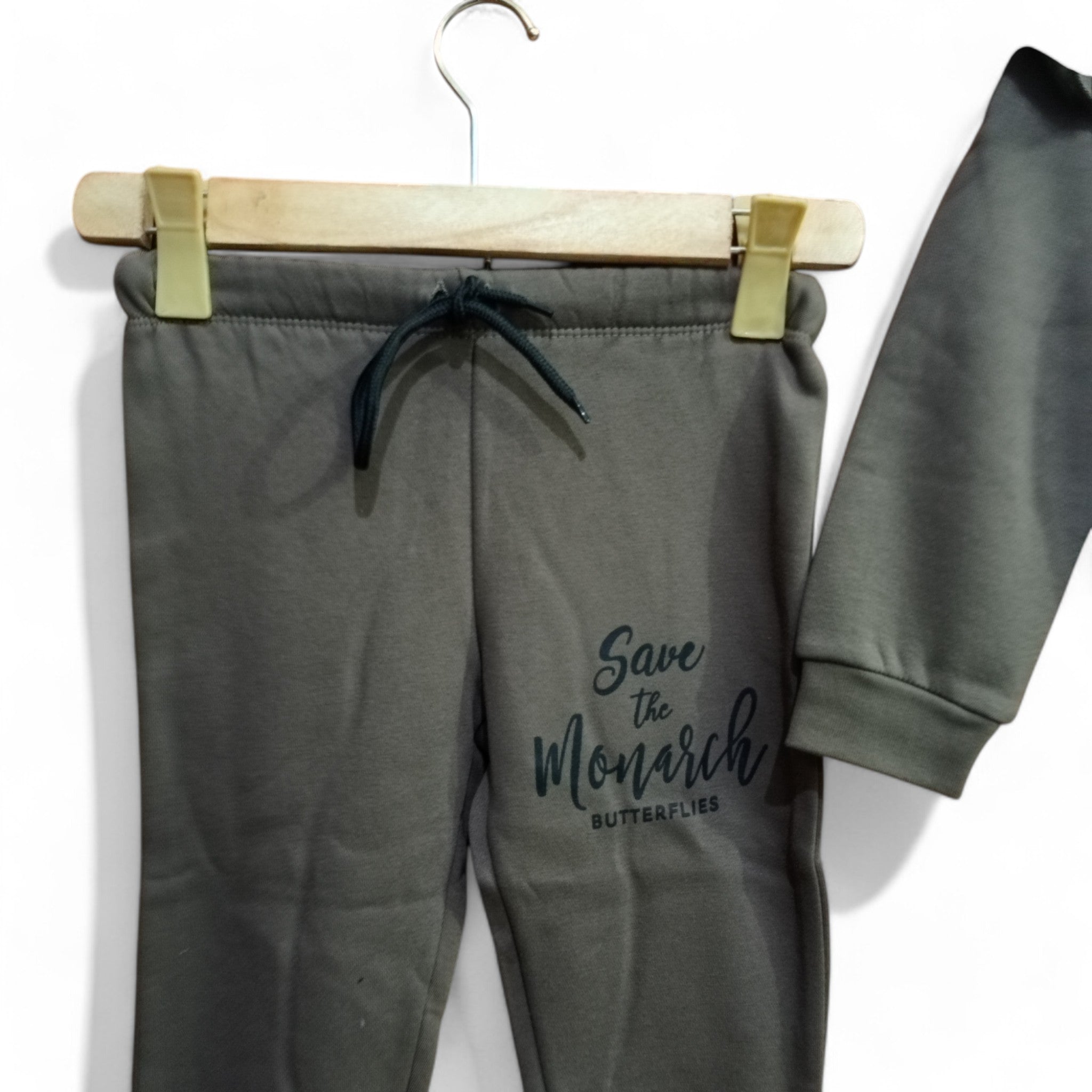 Button & Threads™ Girls Butter Fly Brown Track Suit - button & threads