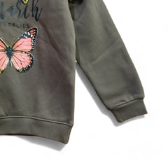 Button & Threads™ Girls Butter Fly Brown Track Suit - button & threads
