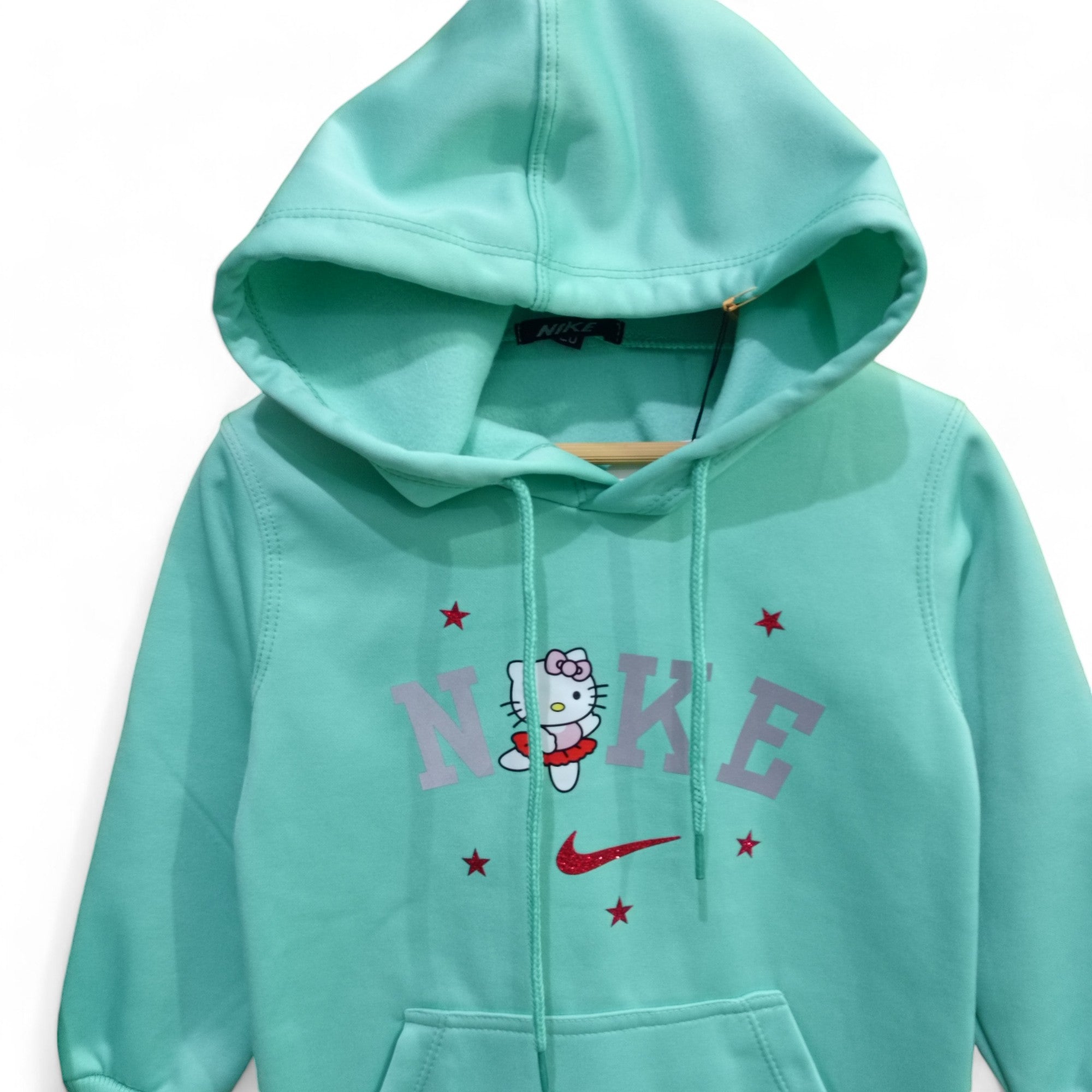 Button & Threads™ Girls Ni-ke Kitten Sea-Green Track Suit - button & threads