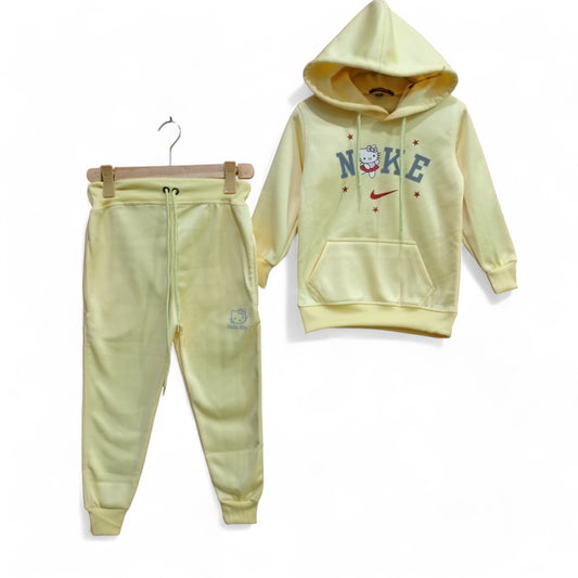 Button & Threads™ Girls Ni-ke Kitten Lemon Track Suit