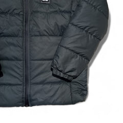 Button & Threads™ Unisex Grey Puffer Jacket-Full Sleeves