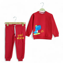 Button & Threads™ Boy/Girls Skates Red Track Suit - button & threads