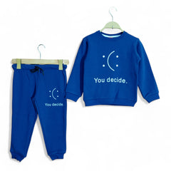 Button & Threads™ Boy/Girls You Decide Royal Blue Track Suit - button & threads