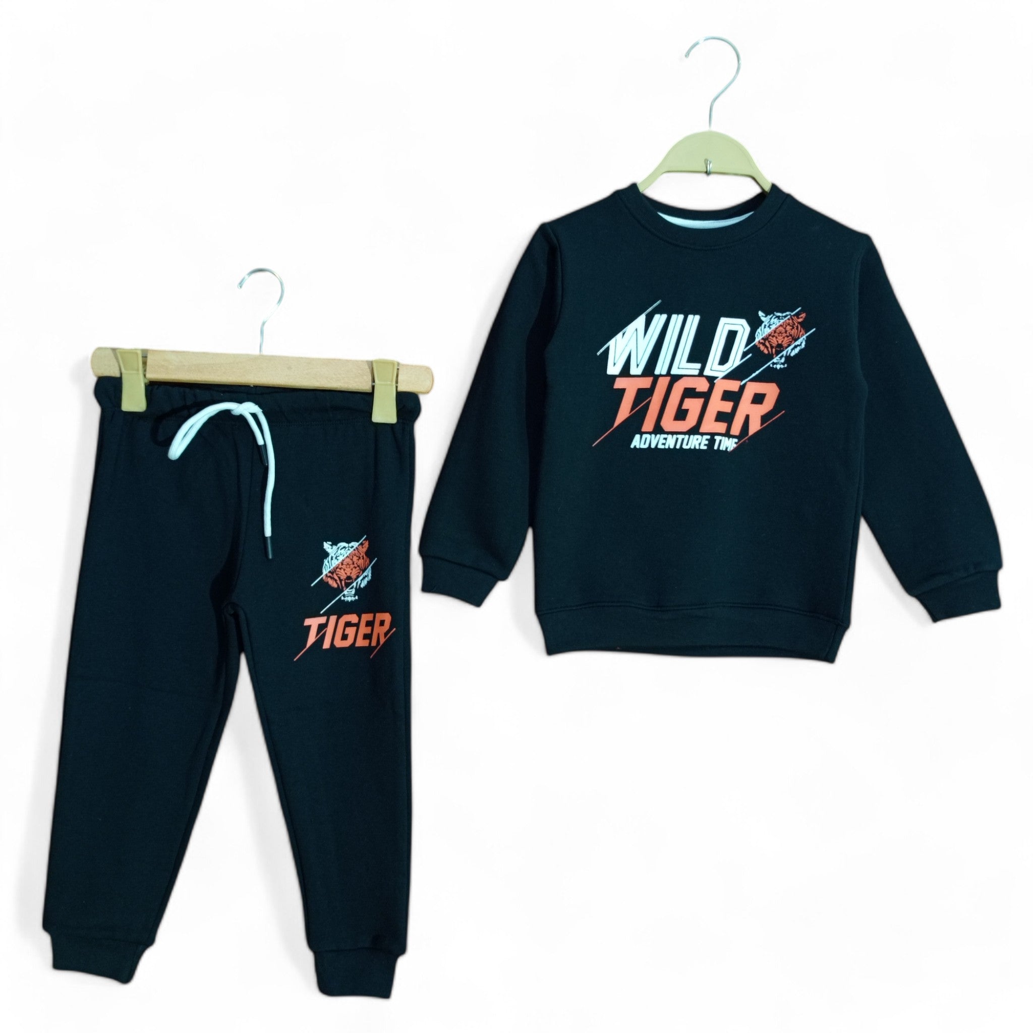 Button & Threads™ Boy/Girls Tiger Black Track Suit - button & threads