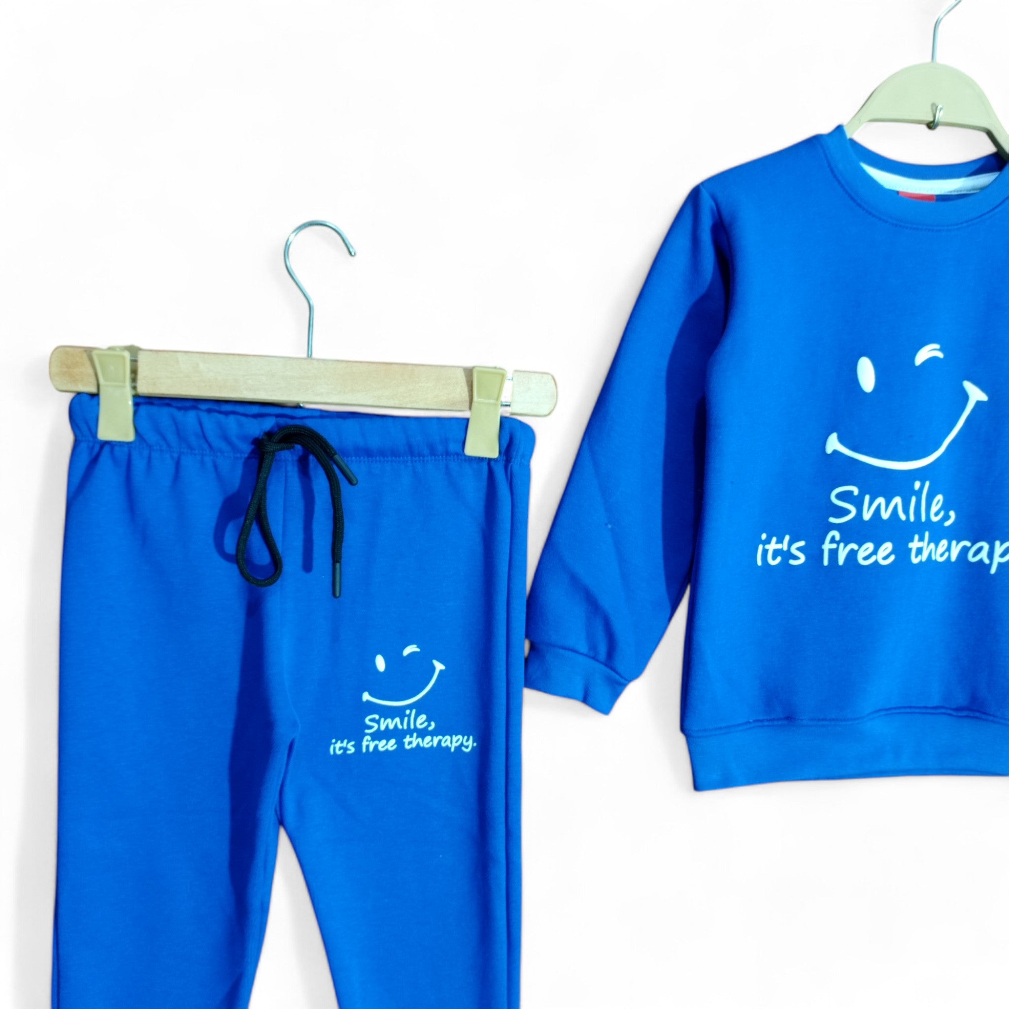 Button & Threads™ Boy/Girls Smile Blue Track Suit - button & threads