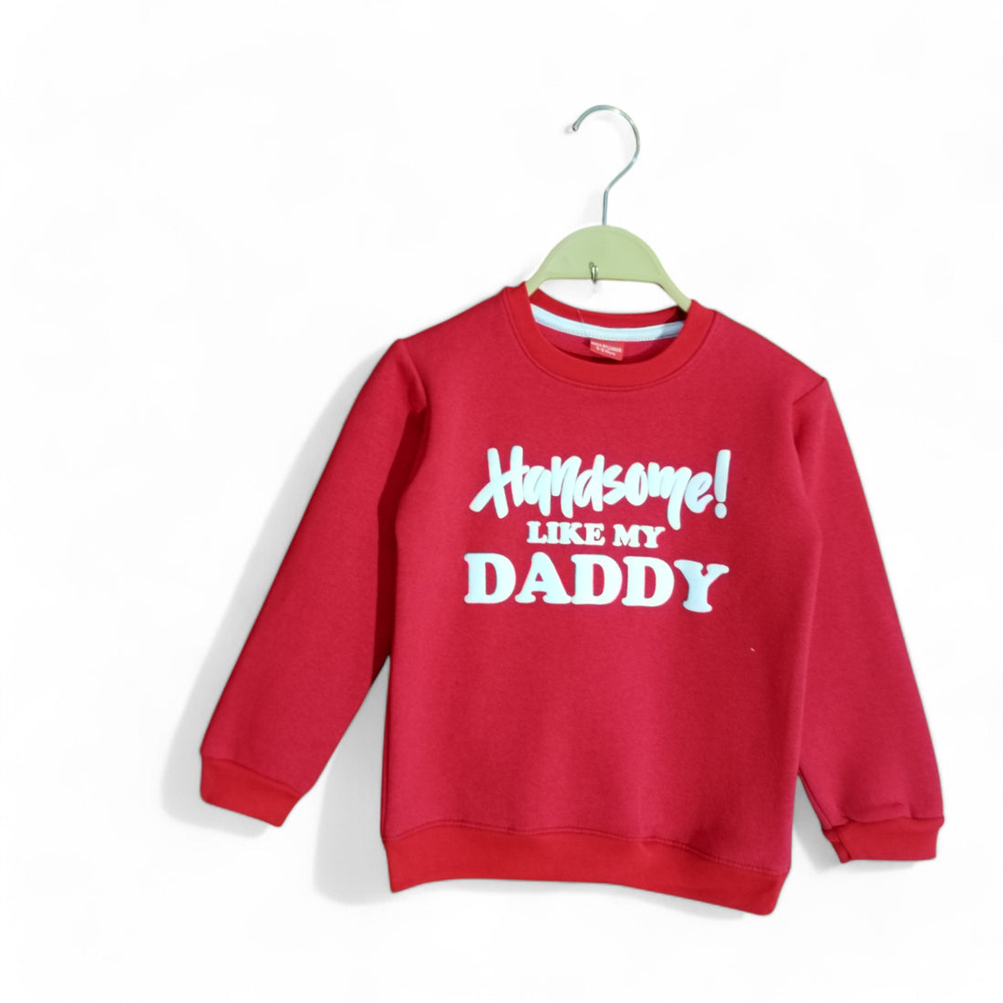 Button & Threads™ Boy/Girls Hand Some Daddy Red Track Suit - button & threads